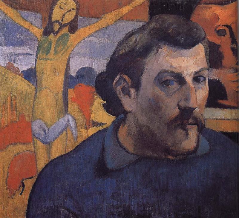 Paul Gauguin Yellow Christ's self-portrait Spain oil painting art